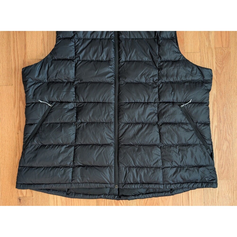 REI Co-op 650 Down Vest Mens 3XL XXXL Black Puffer Quilted Sleeveless Full Zip - Picture 2 of 12